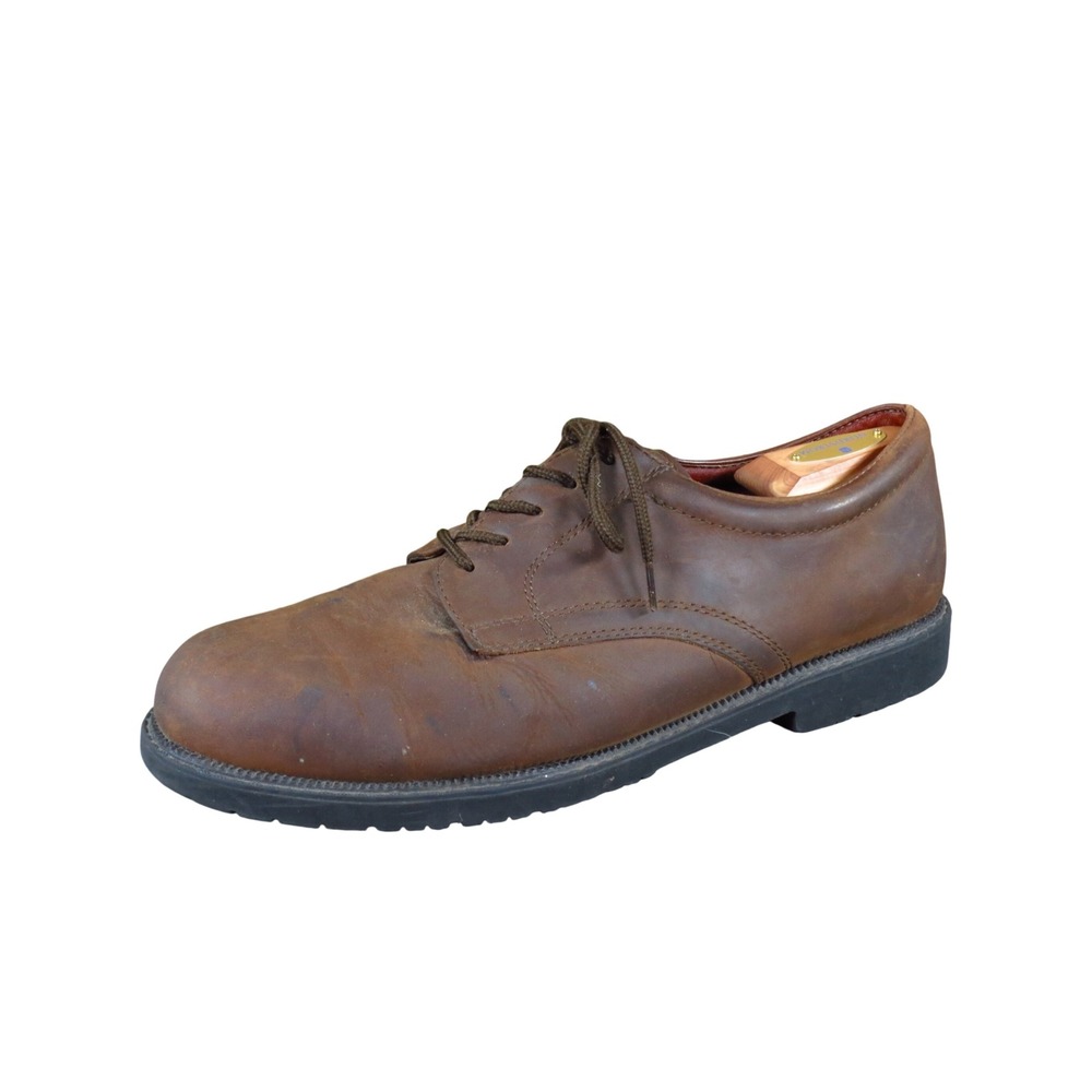 Nunn Bush 83884-02 Mens Oxford Shoes Size 12 M Work Dress Brown Leather